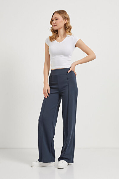 Arma Life Kadın Çimalı Geniş Paça Baggy Füme Eşofman Altı