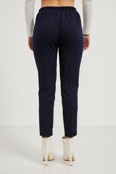 Arma Life Kadın Beli Lastikli Dar Paça Laci Kumaş Pantolon