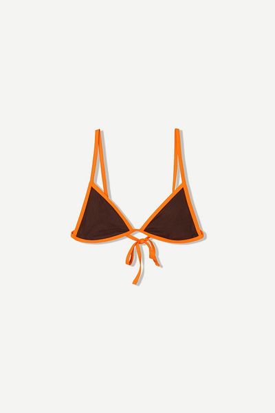 Bershka Contrast bikini top