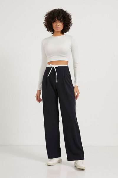 Arma Life Kadın Belden Bağlama Bol Paça Laci Baggy Pantolon