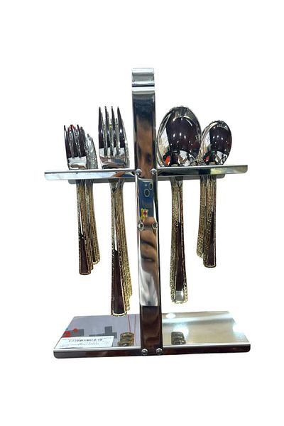 aljahwari CUTLERY SET 24PICES STAINESS STEEL