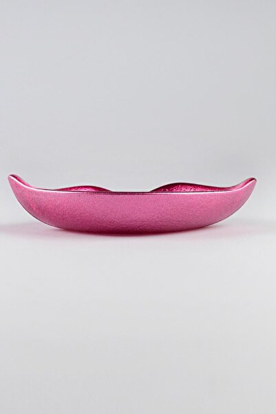 HERITAGE Lip Kiss Glass Decorative Snack Bowl Sauce Bowl Serving Presentation Plate 18 Cm