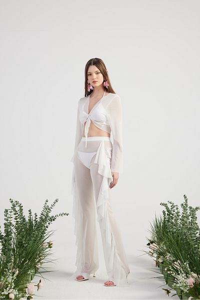 HOLLY LOLLY Bottom Top Jix Pareo Set White