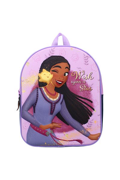 Disney 3D backpack, multicolor, 32x26x11 cm, adjustable and padded straps, Wish Look To The Stars Disney