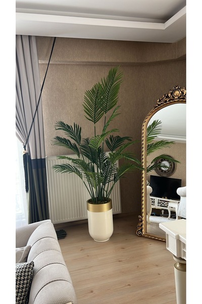 Adayapaycicek Yapay Çiçek Uygula Yapay Ağaç 210 Cm Areka 18 Yaprak