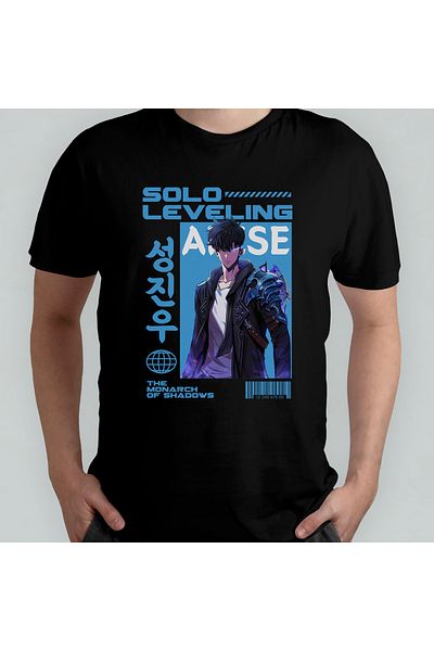 Pixxa Μπλουζάκι Unisex 100% βαμβακερό Solo Leveling Model 3