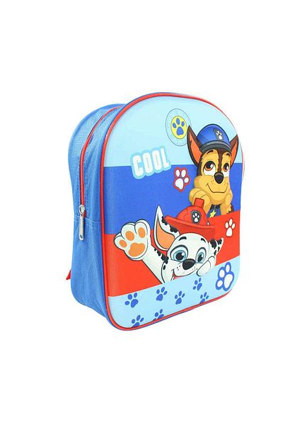 PAW PATROL 3D backpack, multicolor, with reinforced and adjustable straps, 30x26x10 cm, Paw Patrol