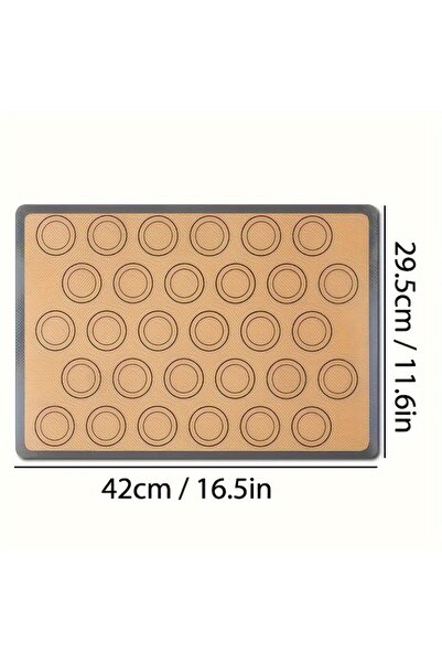 Choice حصيرة خبز سيليكون رمادية للفرن، حصيرة سيليكون غير لاصقة للماكرون للخبز...