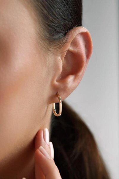 Tufanlar Kuyumculuk 14 Ayar Altın Halka Küpe - Bahar Koleksiyonu