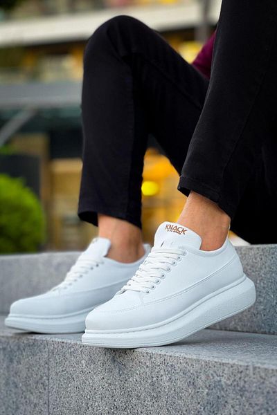 pabucmarketi Men's Casual Shoes White