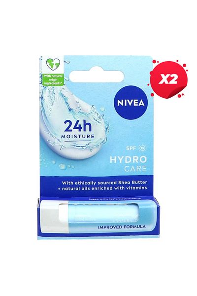 NIVEA X2 - NIVEA LIP CARE 4.8G HYDRO CARE