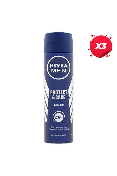 NIVEA X3 - NIVEA ANTIPERSPIRANT DEO 200ML DRY COMFORT