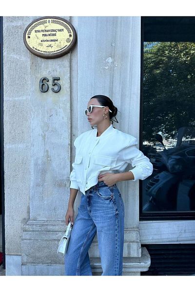 Parla moda Jachetă Bomber - Model Buzunar
