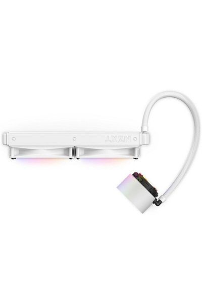 Nzxt Cooler CPU NZXT Kraken Elite 280 RGB, pompa cu ecran LCD, controller ARGB, alb