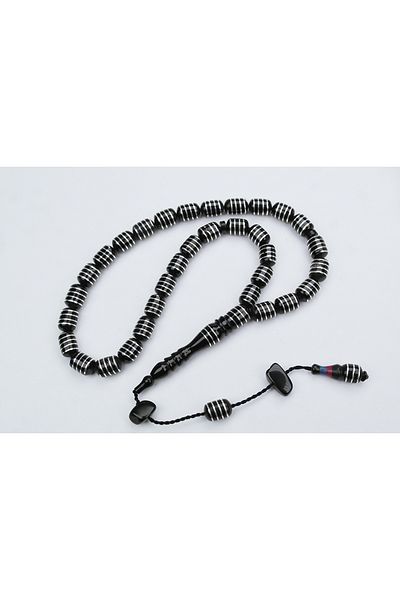 Skygo Oltu Stone Capsule Model Auger Screw Embroidered Rosary