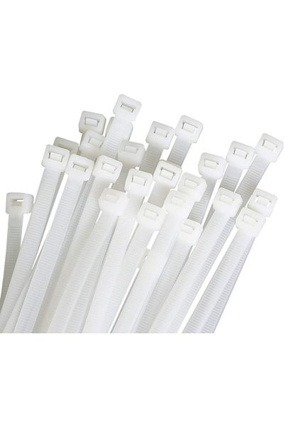 Generic Cable Ties - Nylon - Self-Locking Fastening for Home, Office, Garage, Workshop (100 Pack)
