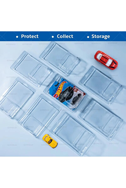 HOT WHEELS Plastik KORUMA KABI 10 Adet Protector Case (Regular - Short Card) Hotwheels Love Flowers Hot Bouqet