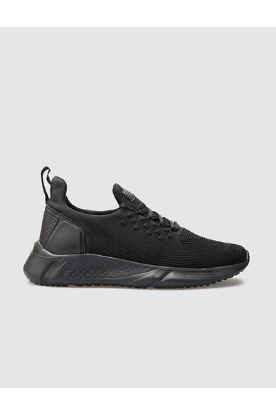 Cabani Light Sole - Knitwear Black Men's Sports Shoes