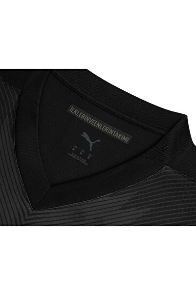 Puma Gsk Special Jersey Rep W/osp Μαύρο - Πορτοκαλί ανδρικό μπλουζάκι 781518-12