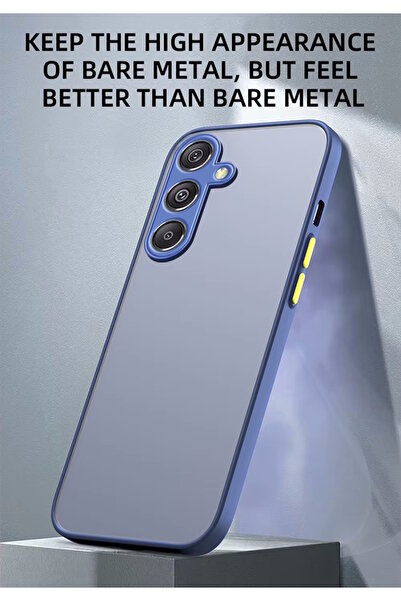 m.tk moveteck Samsung Galaxy A36 Kılıf Mat Parmak izi Yapmaz Kamera Korumalı Renkli Tuşlu Sert Silikon Kapak