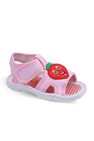 GEZER Kids Strawberry Pattern Comfortable Sole Daily Girls Sandals