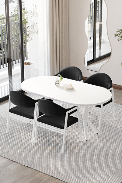 BY ORHAN GÜZEL Mutfak Masası Takımı 4 Ve 6 Kişilik Masa Takımı Hayal Serisi M...