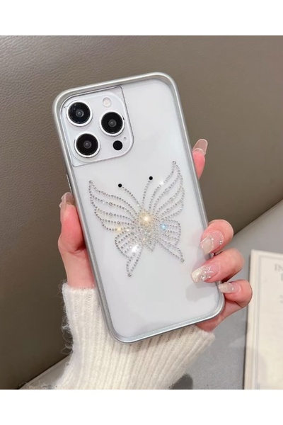 KILIF HOUSE حافظة لوكس صلبة وشفافة متوافقة مع هاتف آيفون 16 برو ماكس