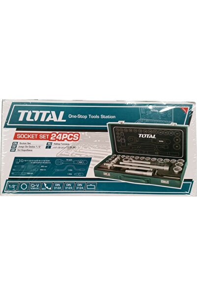 TOTAL 24PCS 1/2" Socket Set