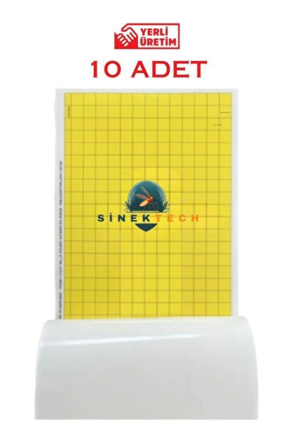 Sinektech Sinek Tutucu Yapışkan Bant Levha 30x60cm 10 Adet Sinek Cihazı Yapış...