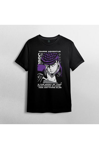 Pixxa Jojo's Bizarre Adventure Unisex 100% βαμβακερό μπλουζάκι με λαιμόκοψη μοντέλο 8