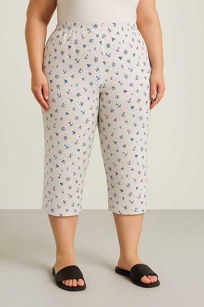 İLİBE PATTERNED SHORT MOM PYJAMAS
