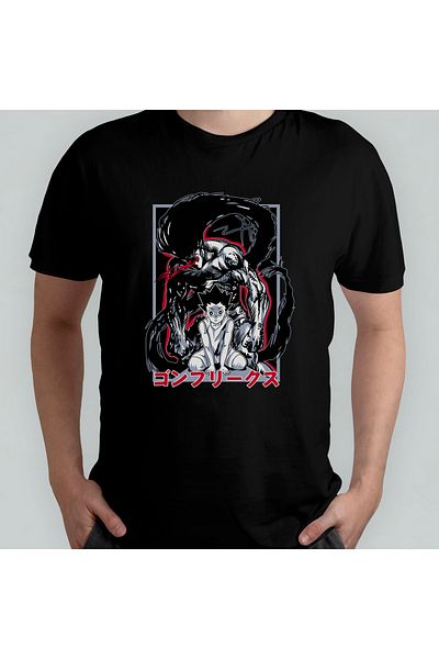 Pixxa Μπλουζάκι Hunter X Hunter Gon Unisex 100% βαμβακερό με λαιμόκοψη