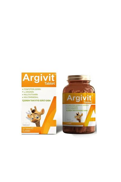 Argivit ArgiVite Classic Multivitamin Tablets Support Growth and Height for Children