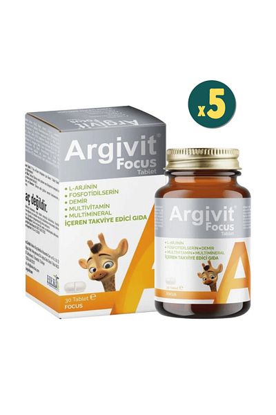 AKSU Argi-Vit Focus 30 Tablets 5 Pieces