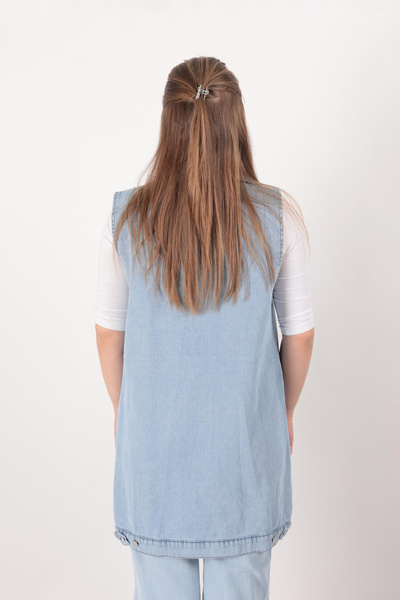 Aynaz 1057 Vestă de jeans pentru femei