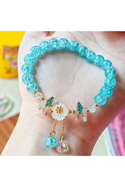 Choice BR22Y0661-8 سوار كوري جديد على شكل زهرة الأقحوان الحلوة للنساء، حبل مر...