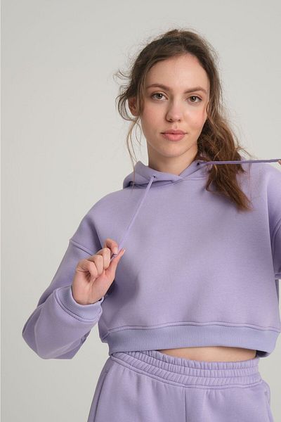 Sumain Design Lilac Raised Hoodie - Fleece