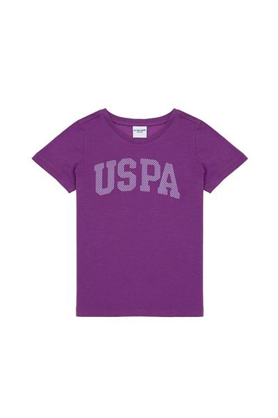 U.S. Polo Assn. Girl's Violet Basic T-Shirt Tekspor 208852 .5