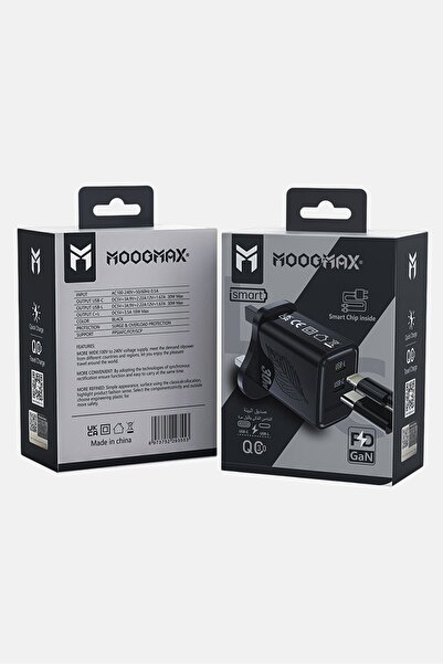 MOOGMAX MX21-30W PD IP Wall Mobile Charger, Assorted