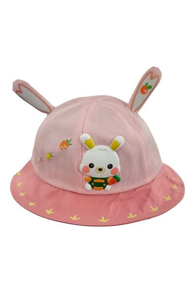 Aware Time 1-3 Years Unisex Children's Lace-Up Figured Summer Sombrero Hat