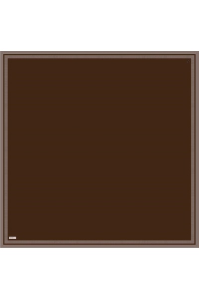 Belli وشاح حرير خالص 4129D02 (حرير تويل) -6389 90 × 90 بني مر