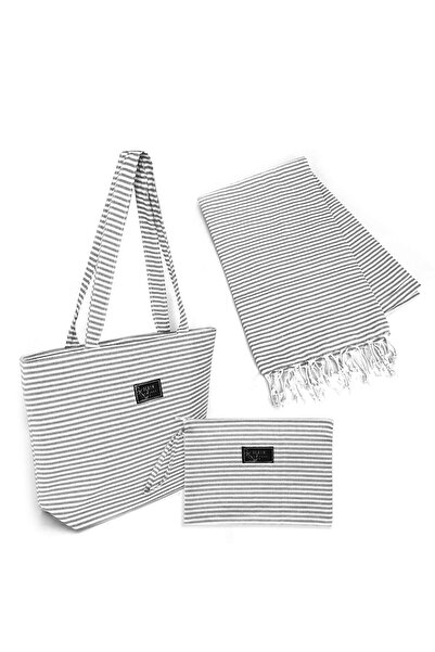 Wallery Bags Peshtemal Beach Bag Towel Makeup Bag Tool Set