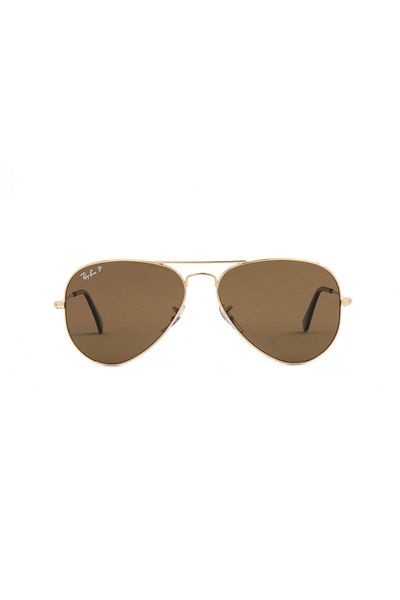 Ray-Ban Aviator Sunglass RB3025 001/57 Polarized Brown Size 58