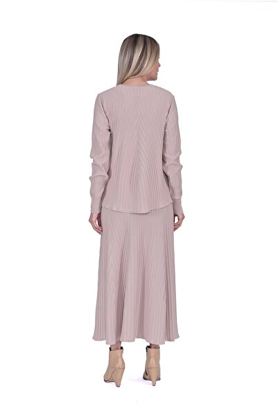 Invee İNVEE 6984 Fondöten Triko Etek