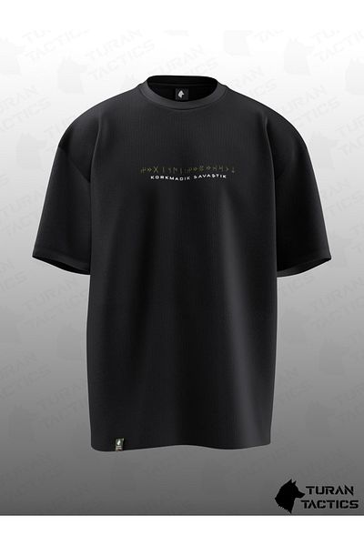 TURAN TACTICS TRIOC OVERSIZE UNISEX CU DESIGN DE RĂZBOINIC FĂCUT FĂRĂ FRICĂ