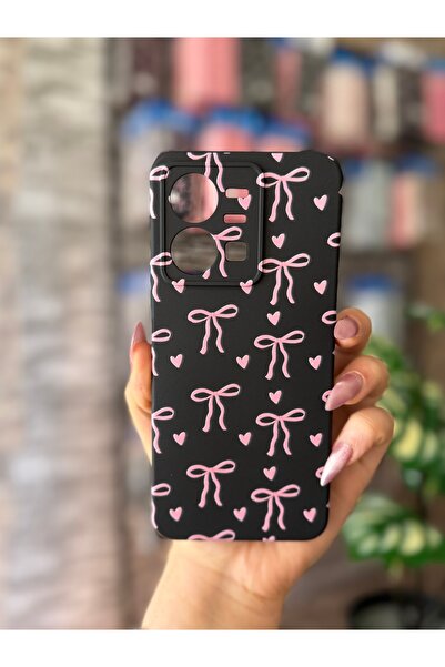 Store Vivo Y35/Y22S Compatible Camera Protected Silicone Velvet Inside Launch Pattern Phone Case