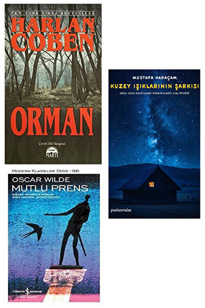 TÜRKİYE İŞ BANKASI KÜLTÜR YAYINLARI Orman Harlan Coben + Mutlu Prens + Kuzey ...
