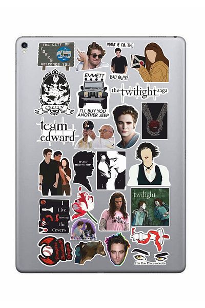 hediyenebak Edward Cullen Sticker Set |   Laptop Agenda Notebook Tablet Phone Notebook Sticker Bullet Journal