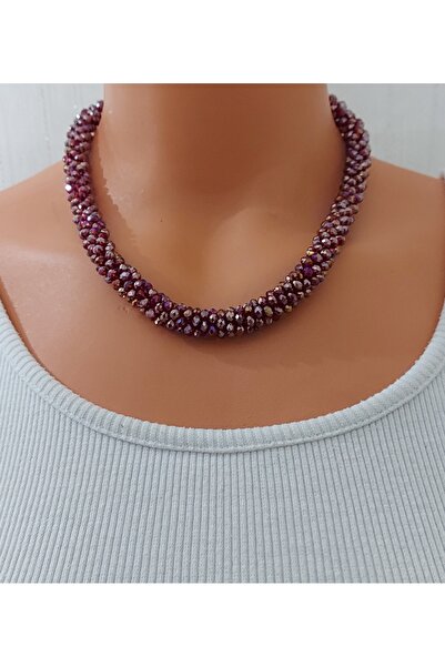 Nej Hapishane İşi Kristal Boncuk Kolye