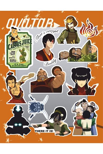 hediyenebak Iconic Character Series 3 Sticker Set |   Laptop Agenda Notebook Tablet Phone Sticker Bullet Journal